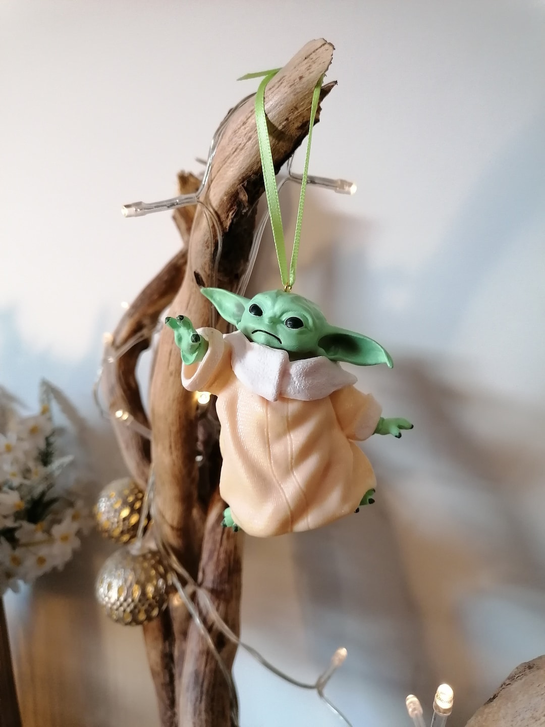 Disney Star Wars Baby Yoda Christmas Decoration Figure, Ornament ...