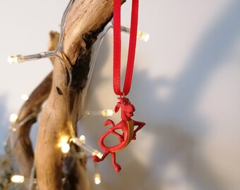 Disney Mulan Mushu Figure Christmas Tree Decoration Hanging Ornament Bauble Disney Christmas Decorations, Holiday Decorations, Baubles