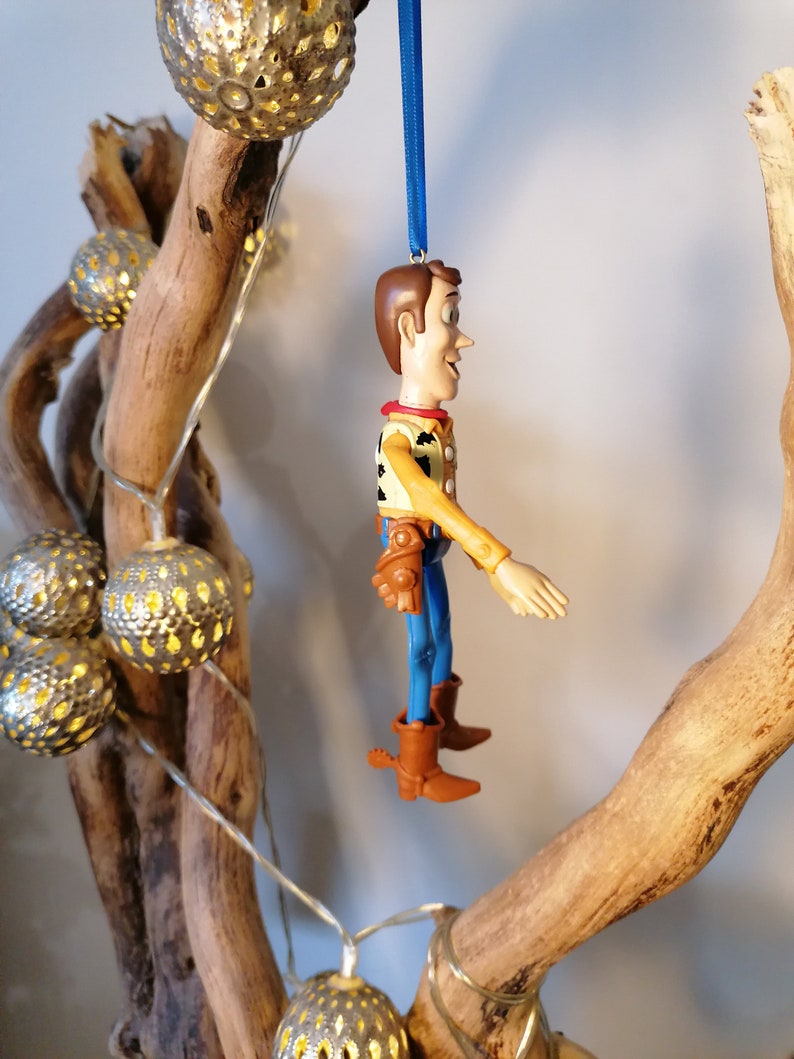 Disney Toy Story Woody Figura de decoración navideña, Adorno Bauble, Decoraciones navideñas de Disney, Regalos para ella, Regalos de Navidad, Decoración imagen 6