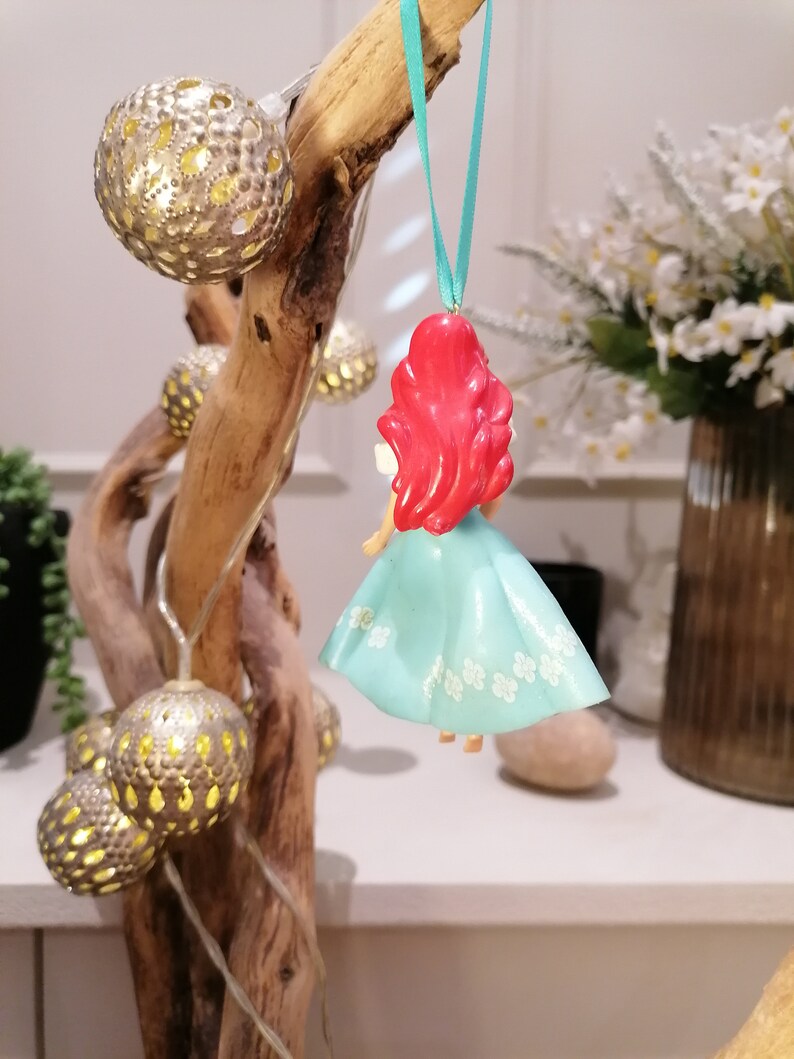 Disney Little Mermaid Ariel Christmas Decoration Figure, Ornament, Disney Christmas Decorations, Gifts For Her, Christmas Baubles, Dolls image 6