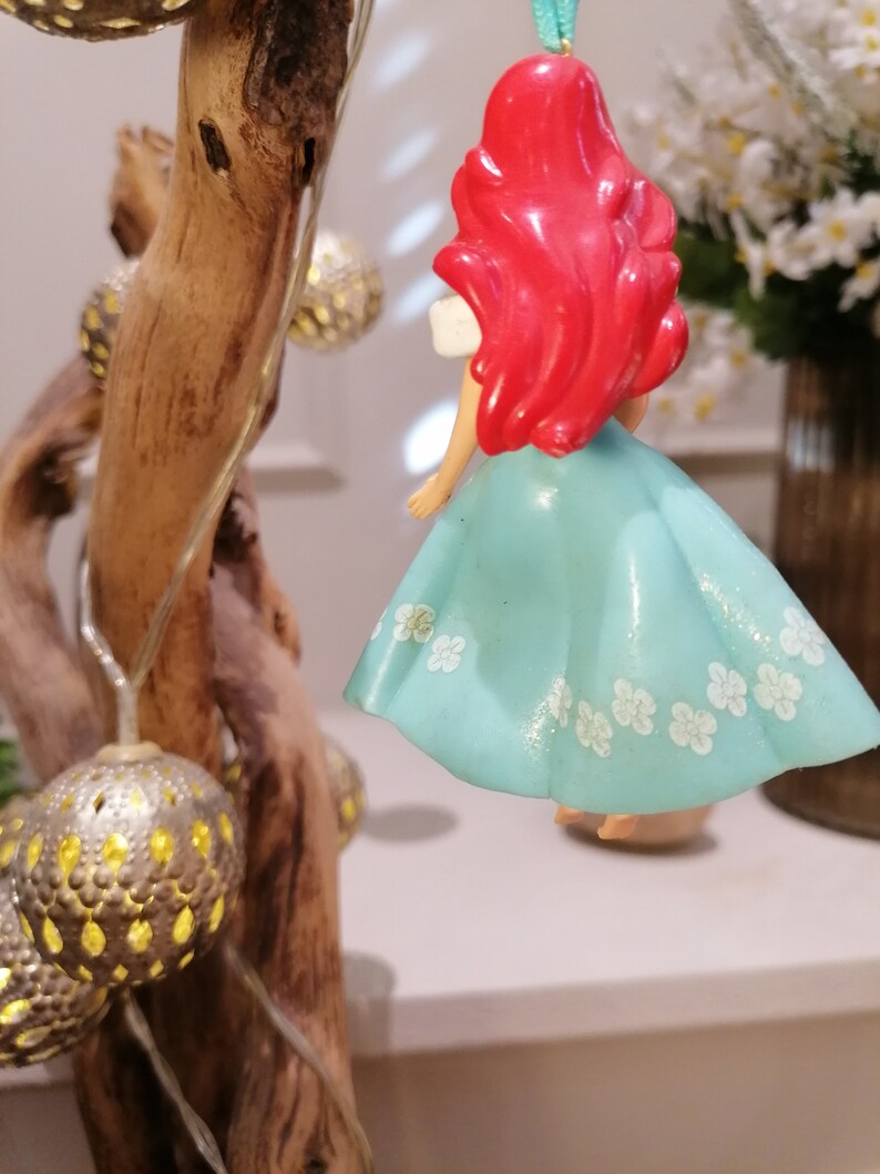Disney Little Mermaid Ariel Christmas Decoration Figure, Ornament, Disney Christmas Decorations, Gifts For Her, Christmas Baubles, Dolls image 5