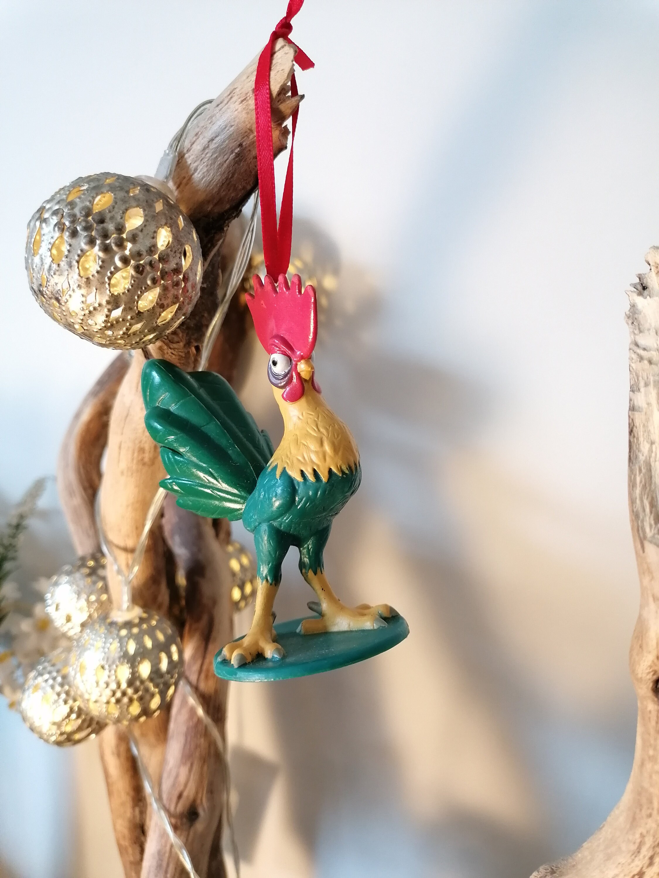 マッケンジーチャイルズ チェック柄スケート靴オーナメント