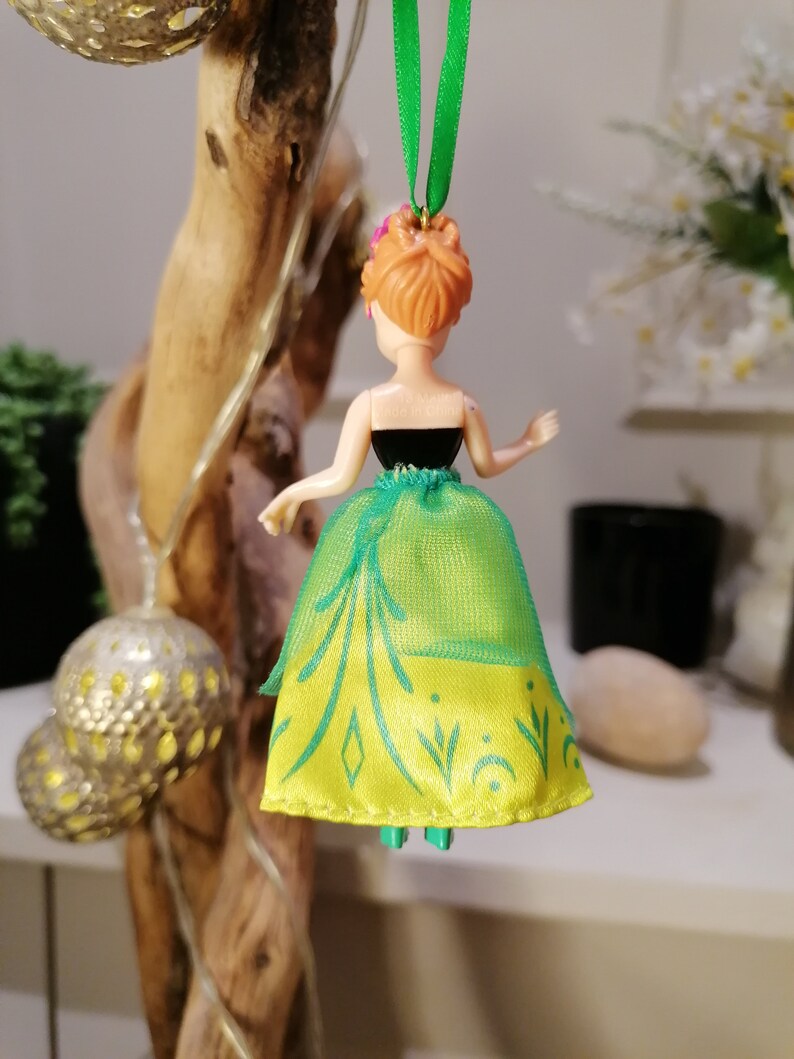 Disney Frozen Elsa Christmas Decoration Figure, Ornament Bauble, Disney Christmas Decorations, Gifts For Her, Christmas Baubles, Dolls, Anna image 5