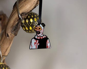 Terrifier Art the Clown Christmas Decoration Figure, Halloween, Horror Baubles, Hanging Ornament, Tree Decor, Figurines, Holiday Gifts