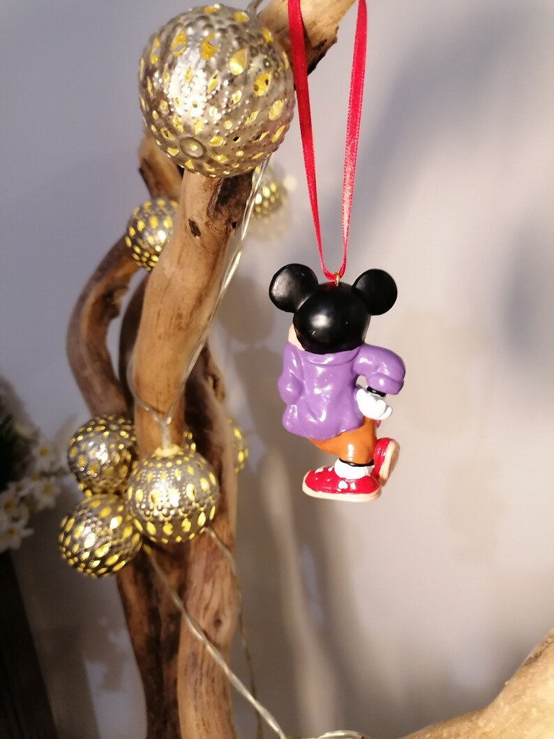 Disney Mickey Mouse Weihnachtsdeko Figur, Hängeornament Kugel, Disney Weihnachtsdekoration, Geschenke für Sie, Weihnachtsgeschenk, Deko Bild 3