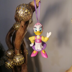 Disney Daisy Duck Christmas Decoration Figure, Hanging Ornament Bauble, Disney Christmas Decorations, Gifts For Her, Decor, Mickey Mouse