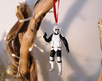 Figurine de décoration de Noël Disney Star Wars Stormtrooper, boule de Noël, décorations de Noël Disney, cadeaux pour lui, boules de Noël