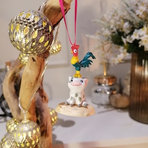 Disney Moana Pua Hei Hei Christmas Decoration Figure, Ornament Bauble, Disney Christmas Decorations, Gifts For Her, Christmas Baubles, Decor