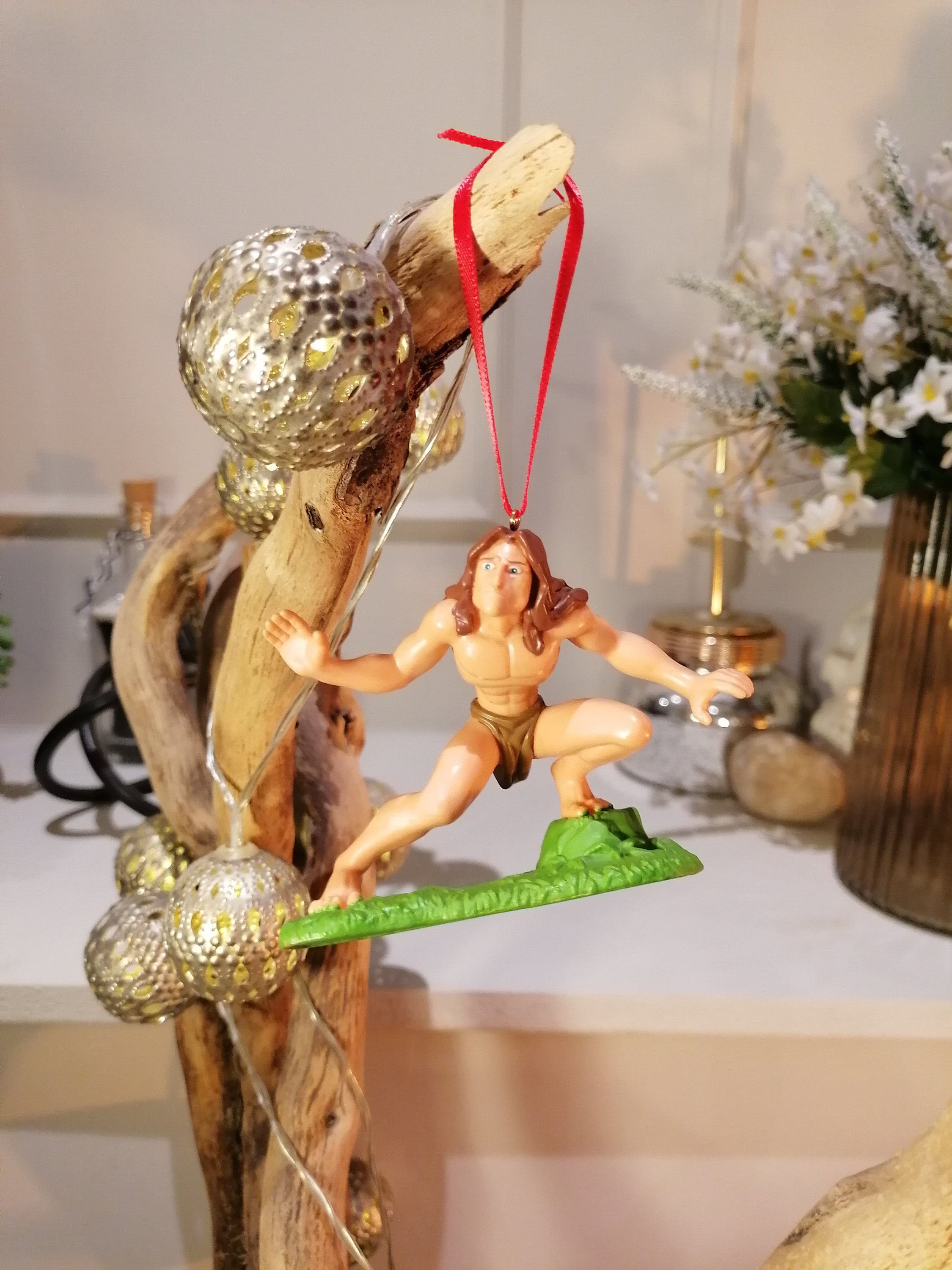 Disney Tarzan Christmas Decoration Figure, Ornament Bauble, Disney Christmas Decorations, Gifts For Her, Christmas Baubles, Decor, Him