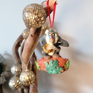 Disney Lion King Rafiki Christmas Decoration Figure, Hanging Ornament Bauble, Disney Christmas Decorations, Gifts For Her, Christmas Decor