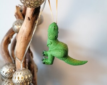 Disney Toy Story Rex Figura de decoración navideña, Adorno Bauble, Decoraciones navideñas de Disney, Regalos para ella, Regalos de Navidad, Decoración de árboles