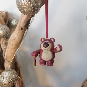 Disney Toy Story Lotso Bear Christmas Decoration Figure, Hanging Ornament Bauble, Disney Christmas Decorations, Gifts For Her, Christmas