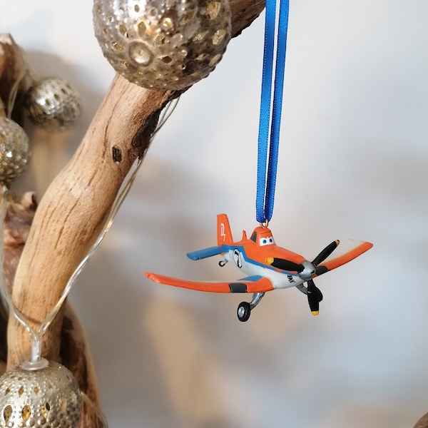 Disney Planes Dusty Christmas Decoration Figure, Hanging Ornament Bauble, Disney Christmas Decorations, Gifts For Him, Christmas Baubles