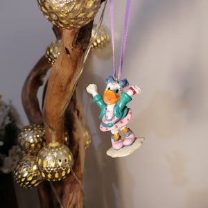 Disney Daisy Duck Christmas Decoration Figure, Hanging Ornament Bauble, Disney Christmas Decorations, Gifts For Her, Decor, Mickey Mouse