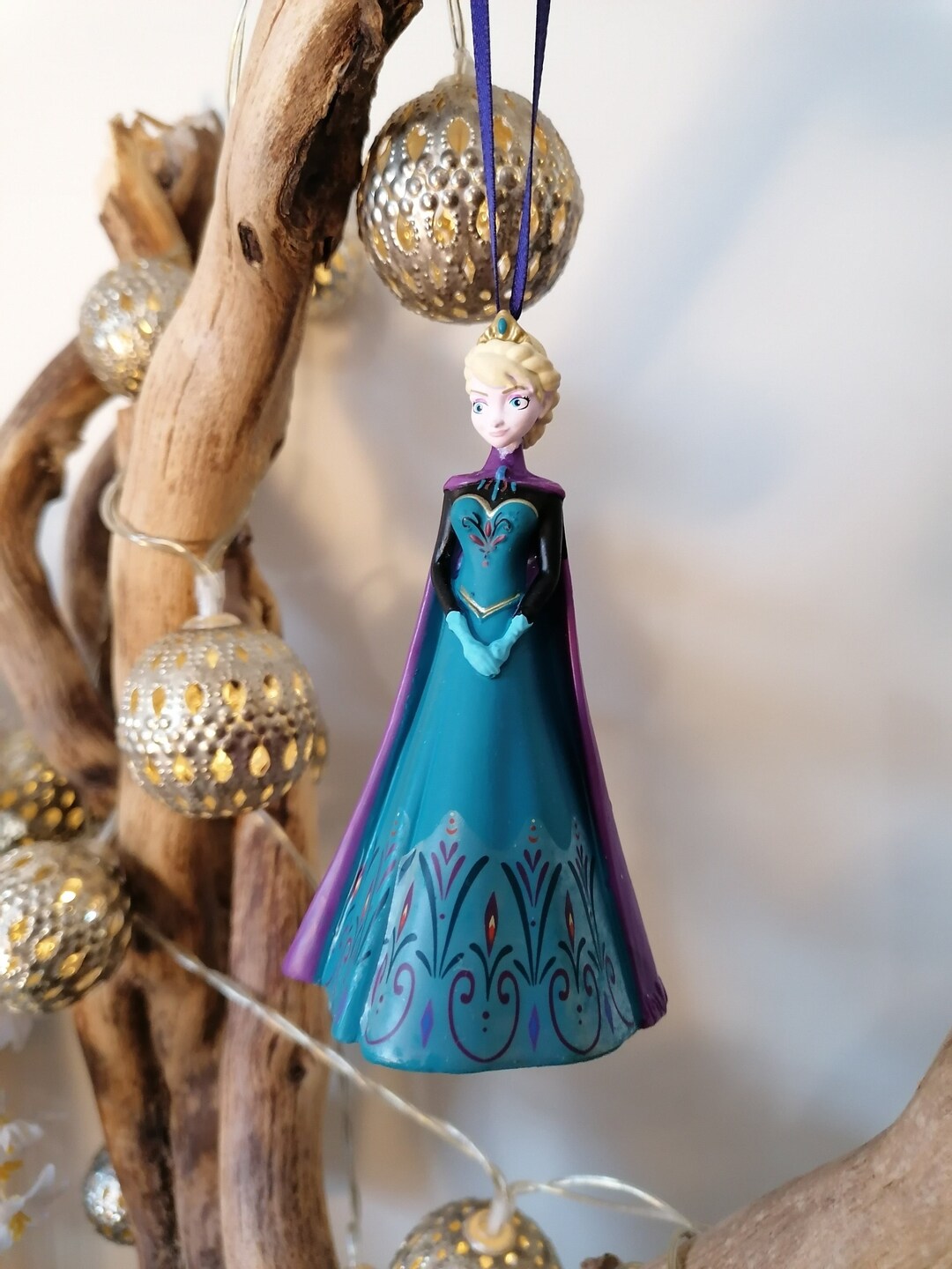 Disney Frozen Elsa figura de decoración de Navidad, adorno colgante adorno,  decoraciones de Navidad de Disney, regalos para ella, adornos de Navidad -   México