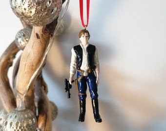 Disney Star Wars Han Solo Christmas Decoration Figure, Ornament Bauble, Christmas Decorations, Gifts For Him, Christmas Baubles, Her, Decor