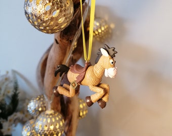 Disney Toy Story Bullseye Dekoracja świąteczna Figurka, Bombka ozdobna, Dekoracje świąteczne Disney, Prezenty dla niej, Prezenty świąteczne, Dekoracja