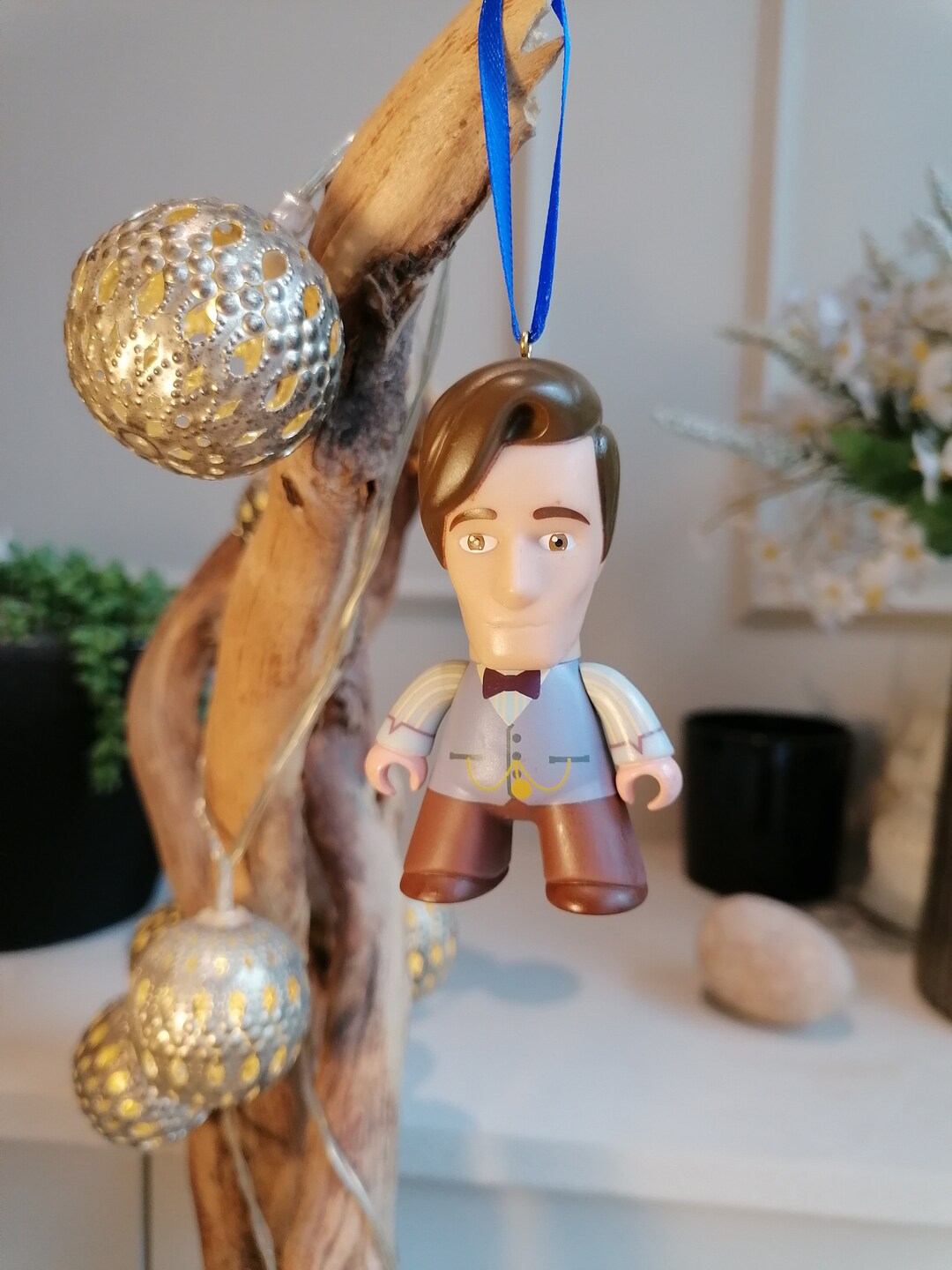 Science Fiction Doctor Christmas Decoration Figure, Ornament Bauble