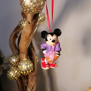 Disney Mickey Mouse Weihnachtsdeko Figur, Hängeornament Kugel, Disney Weihnachtsdekoration, Geschenke für Sie, Weihnachtsgeschenk, Deko Bild 1