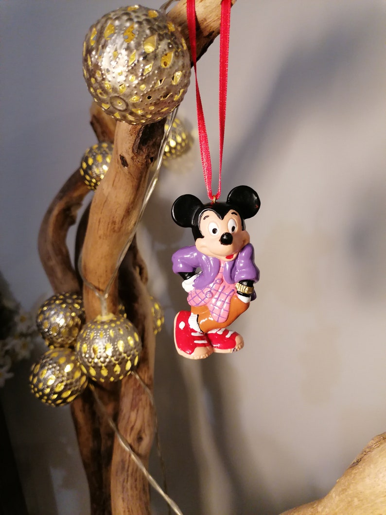 Disney Mickey Mouse Weihnachtsdeko Figur, Hängeornament Kugel, Disney Weihnachtsdekoration, Geschenke für Sie, Weihnachtsgeschenk, Deko Bild 1