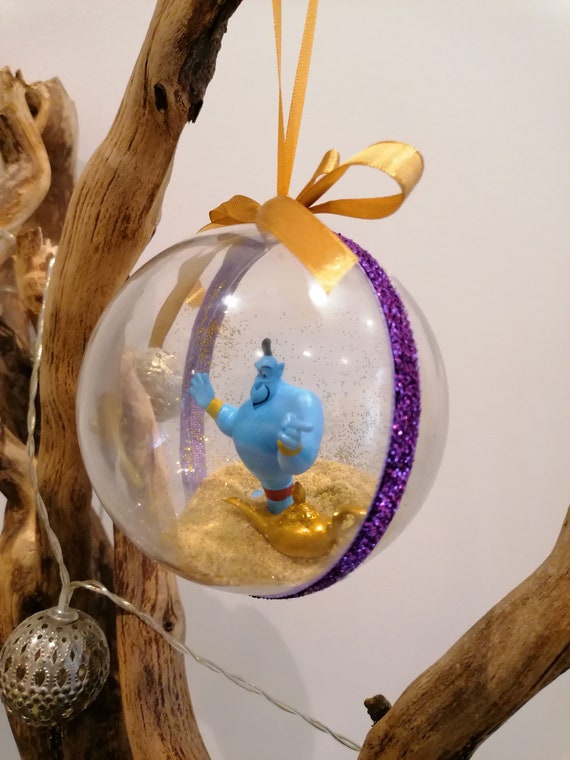 Disney Aladdin Genie Christmas Decoration Figure, Ornament Bauble