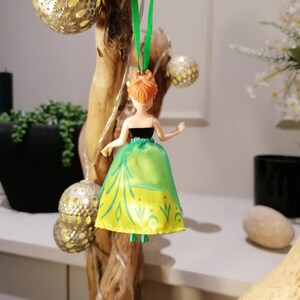 Disney Frozen Elsa Christmas Decoration Figure, Ornament Bauble, Disney Christmas Decorations, Gifts For Her, Christmas Baubles, Dolls, Anna image 7