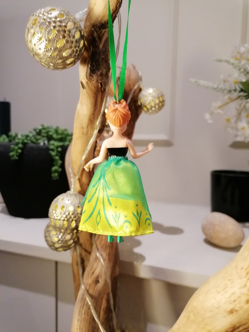 Disney Frozen Elsa Christmas Decoration Figure, Ornament Bauble, Disney Christmas Decorations, Gifts For Her, Christmas Baubles, Dolls, Anna image 7