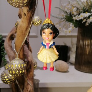 Disney Schneewittchen Weihnachtsdekoration Figur, Ornament Christbaumkugel, Disney Weihnachtsdekorationen, Geschenke für sie, Christbaumkugeln, Puppen
