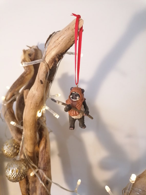 Disney Star Wars Ewok Christmas Decoration Figure, Ornament Bauble