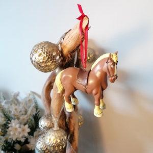 Disney Beauty And The Beast Phillip Horse Christmas Decoration Figure, Ornament Bauble, Disney Christmas Decorations, Gifts For Her, Decor