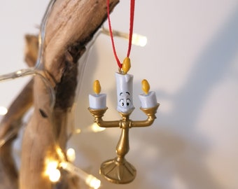 Disney Beauty And The Beast Lumiere Christmas Decoration Figure, Bauble, Disney Christmas Decorations, Gifts For Her, Christmas Gifts, Decor