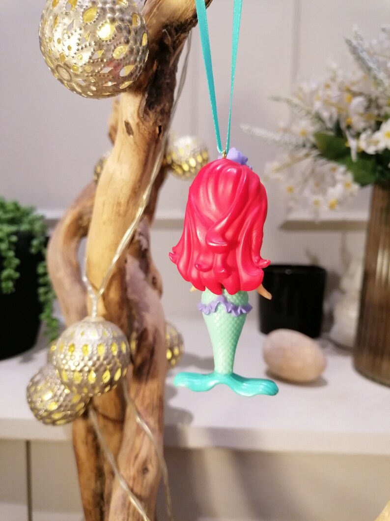 Disney Little Mermaid Ariel Christmas Decoration Figure, Ornament, Disney Christmas Decorations, Gifts For Her, Christmas Baubles, Dolls image 6