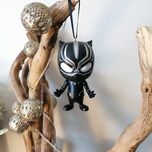 Disney Avengers Black Panther Christmas Decoration Figure, Ornament Bauble, Disney Christmas Decorations, Gifts For Him, Christmas Baubles