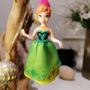 Disney Frozen Elsa Christmas Decoration Figure, Ornament Bauble, Disney Christmas Decorations, Gifts For Her, Christmas Baubles, Dolls, Anna image 2