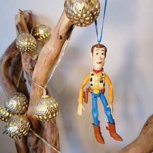 Disney Toy Story Woody Figura de decoración navideña, Adorno Bauble, Decoraciones navideñas de Disney, Regalos para ella, Regalos de Navidad, Decoración imagen 5