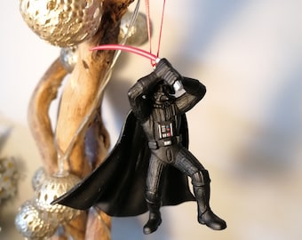Disney Star Wars Mandalorian Dark Vador Décoration de Noël Figure, Bauble d’ornement, Décorations de Noël, Cadeaux pour elle, Cadeaux de Noël