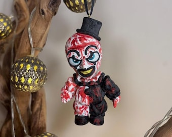 Terrifier Art the Clown Christmas Decoration Figure, Halloween, Horror Baubles, Hanging Ornament, Tree Decor, Figurines, Holiday Gifts