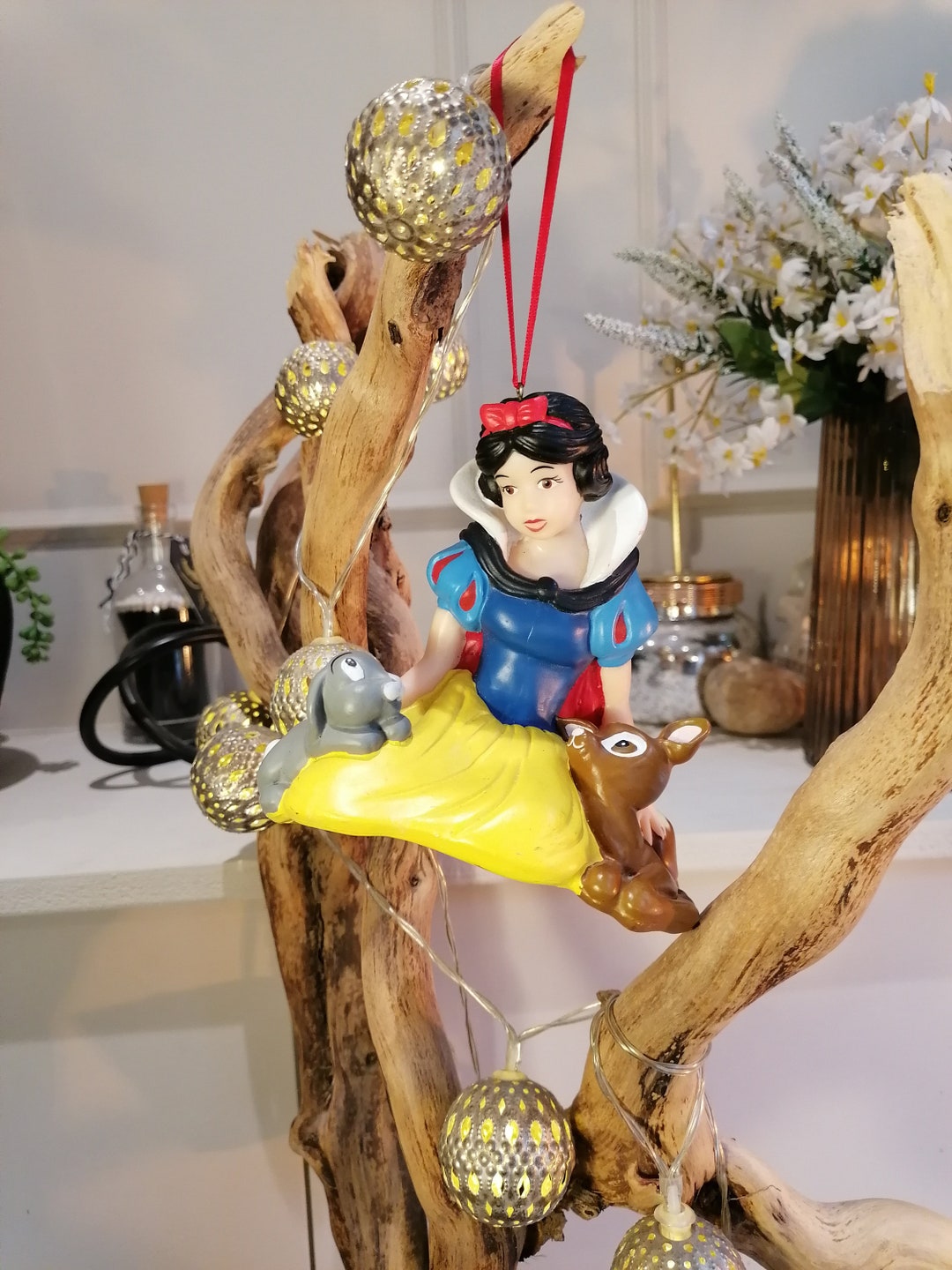 Disney Snow White Seven Dwarfs Christmas Decoration Figure, Ornament