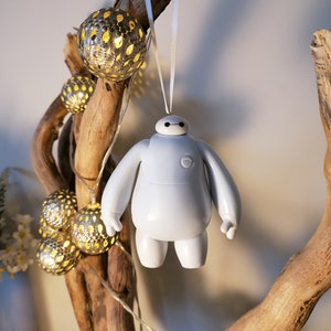 Disney Big Hero 6 Baymax Christmas Decoration Figure, Ornament Bauble, Disney Christmas Decorations, Gifts For Her, Christmas Gifts, Decor