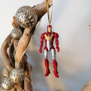 Handmade Avengers Iron Man Christmas Decoration Figure, Ornament Bauble, Disney Christmas Decorations, Gifts For Her, Christmas Gifts, Decor
