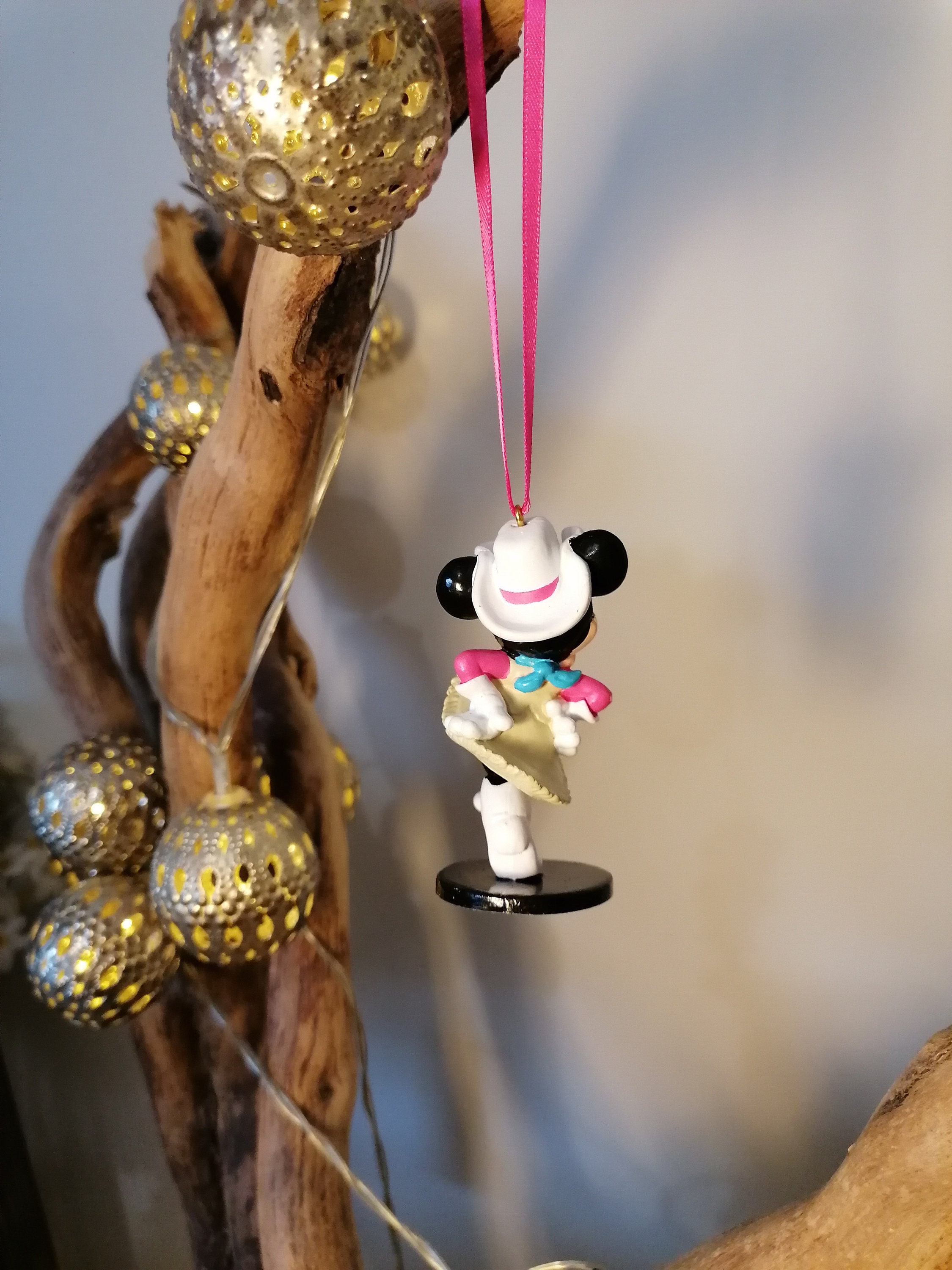 ディズニー ミニーマウス クリスマス デコレーション フィギュア、吊り