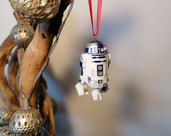Disney Star Wars Mandalorian R2D2 Droid Christmas Decoration Figure, Ornament Bauble, Decorazioni natalizie, Regali per lei, Regali di Natale