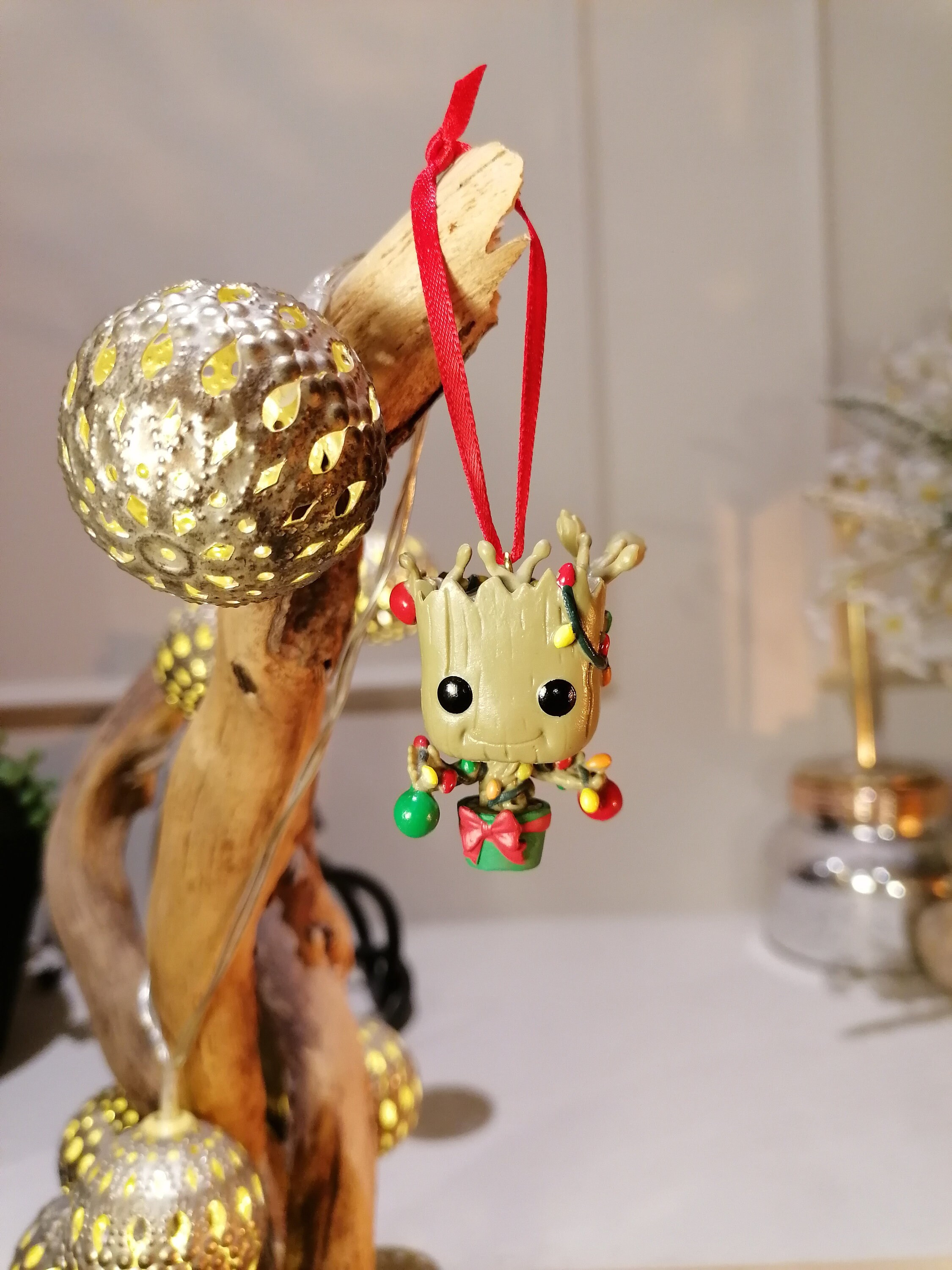 Rocket and Groot, Christmas and Holiday Ornaments