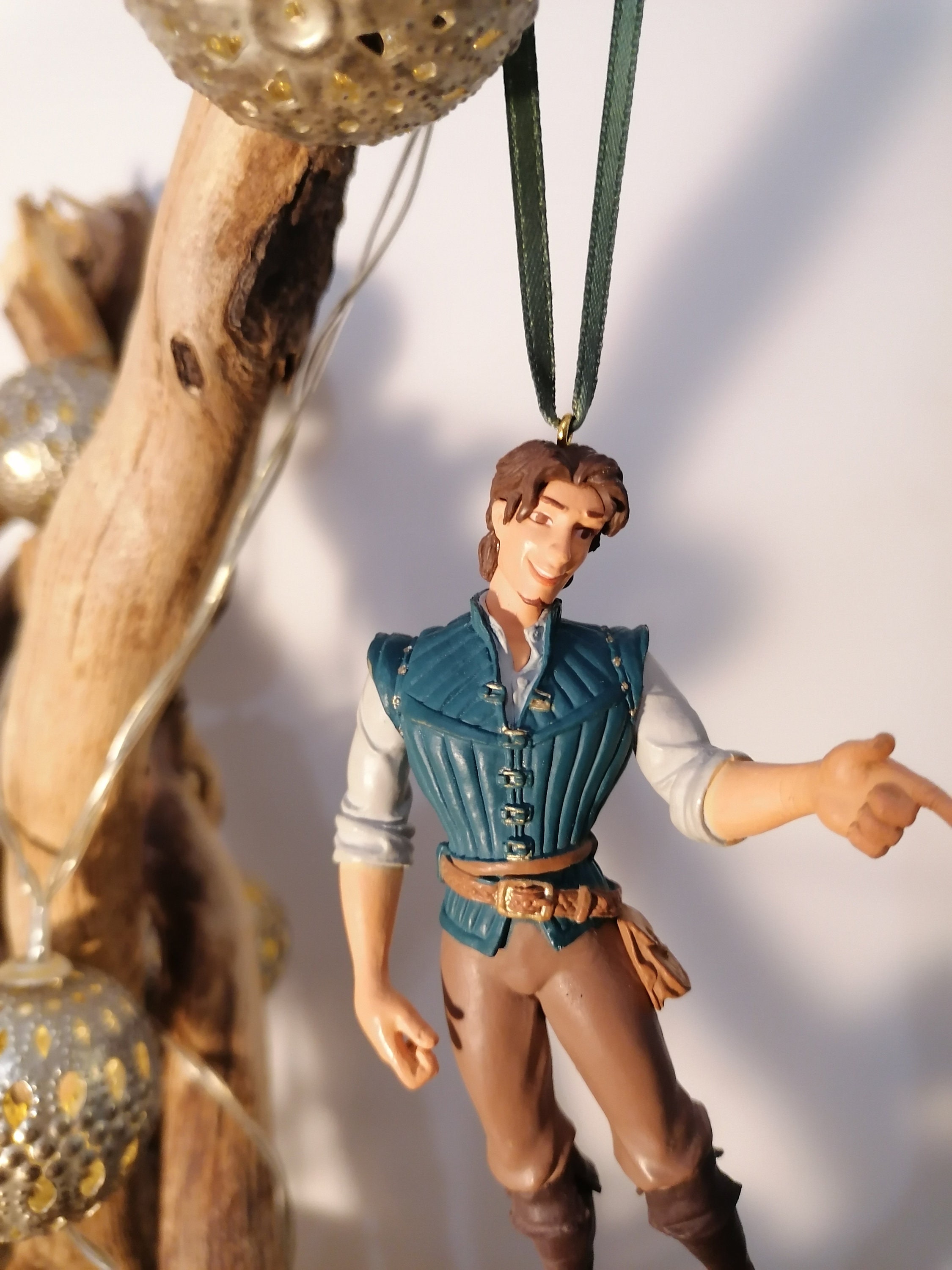 Disney Tangled Flynn Rider Christmas Decoration Figure, Hanging