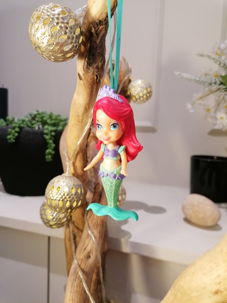 Disney Little Mermaid Ariel Christmas Decoration Figure, Ornament, Disney Christmas Decorations, Gifts For Her, Christmas Baubles, Dolls image 5