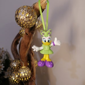 Disney Daisy Duck Christmas Decoration Figure, Hanging Ornament Bauble, Disney Christmas Decorations, Gifts For Her, Decor, Mickey Mouse