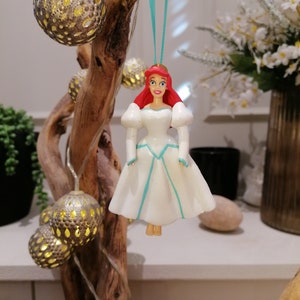 Disney Kleine Meerjungfrau Ariel Weihnachtsdekoration Figur, Ornament, Disney Weihnachtsdekorationen, Geschenke für sie, Christbaumkugeln, Puppen
