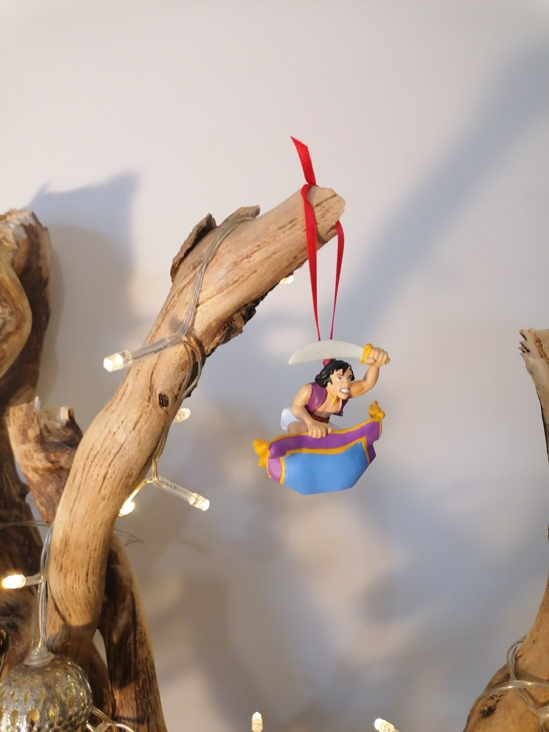 Aladdin Tree Disney Aladdin Figure Christmas Tree Decoration Hanging Ornament Bauble ...