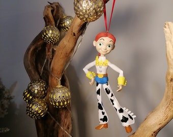 Disney Toy Story Jessie Christmas Decoration Figure, Ornament Bauble, Disney Christmas Decorations, Gifts For Her, Christmas Gift, Decor
