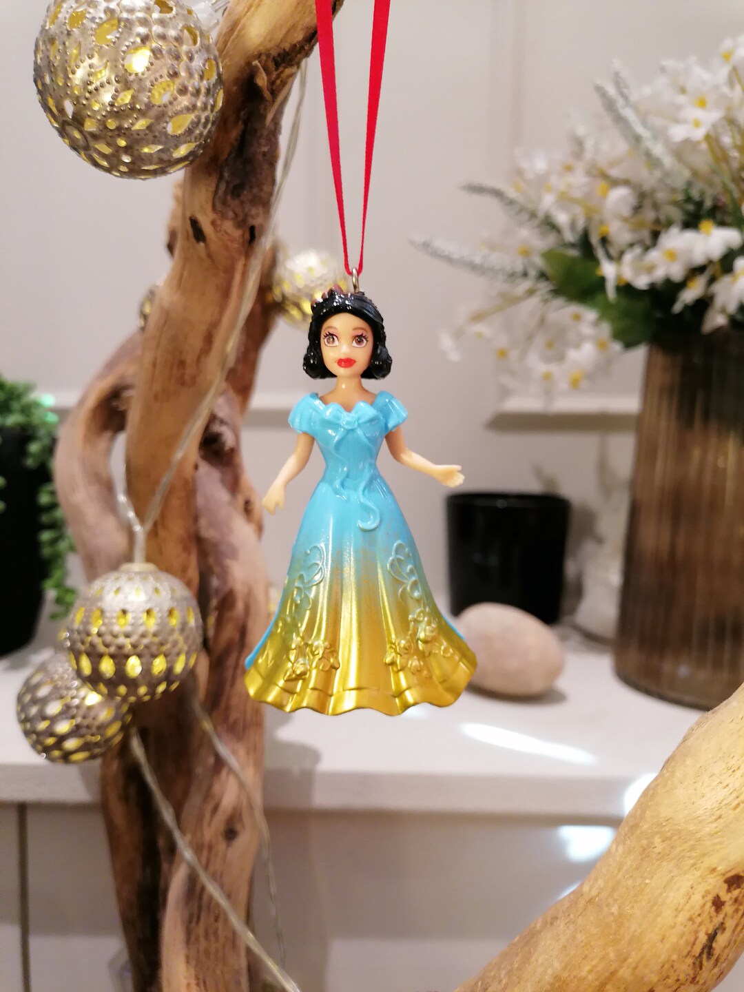 ディズニー 白雪姫 クリスマス デコレーション フィギュア